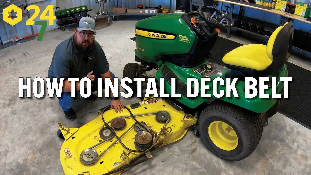 How To Replace The Deck Belt On A John Deere Srx Step By Step