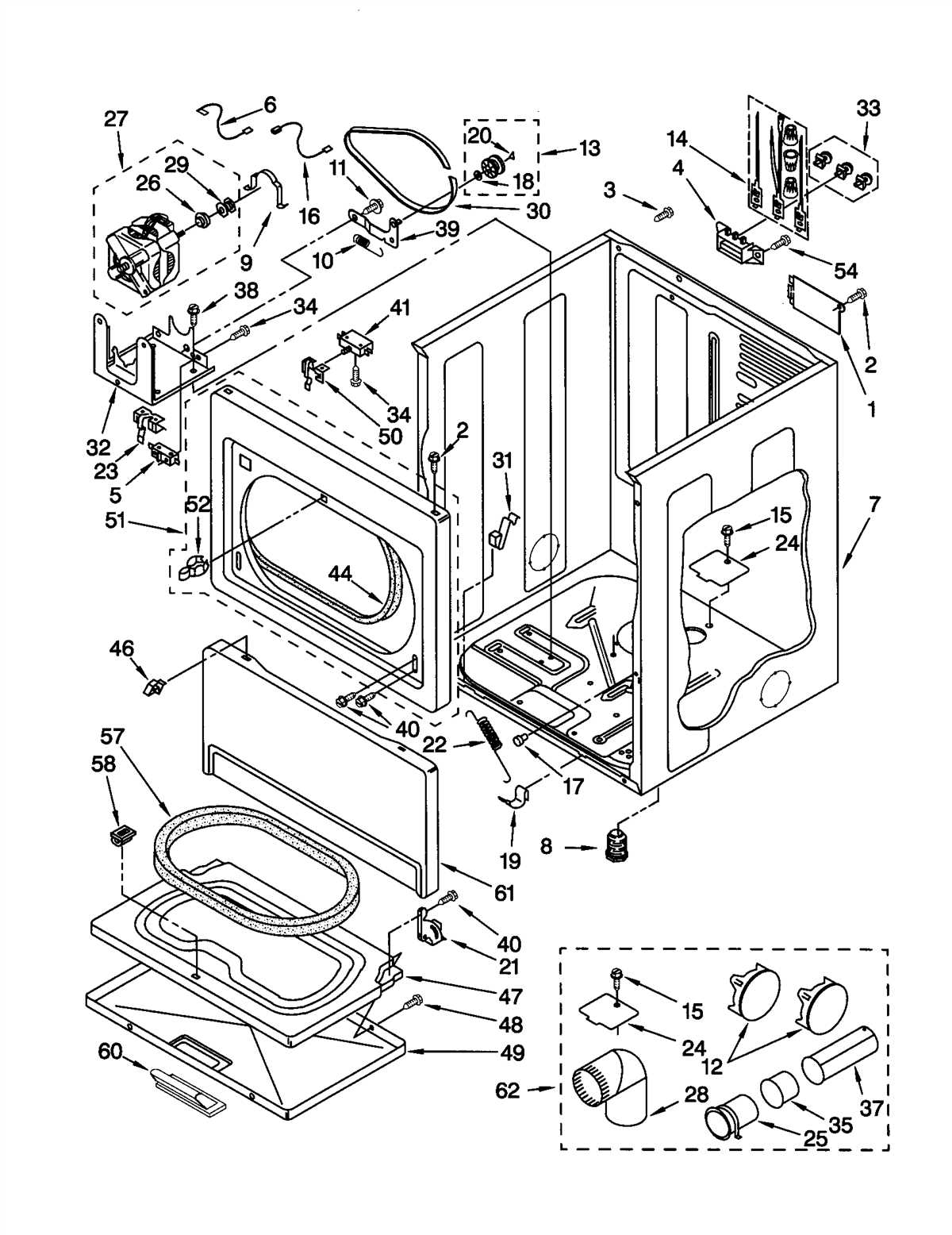 The Ultimate Guide To Understanding Kenmore Gas Dryer Parts A Detailed