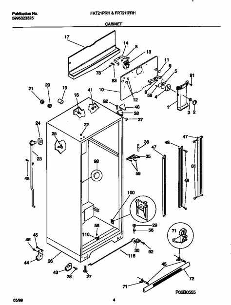 A Complete Parts Diagram Guide For Your Frigidaire Refrigerator